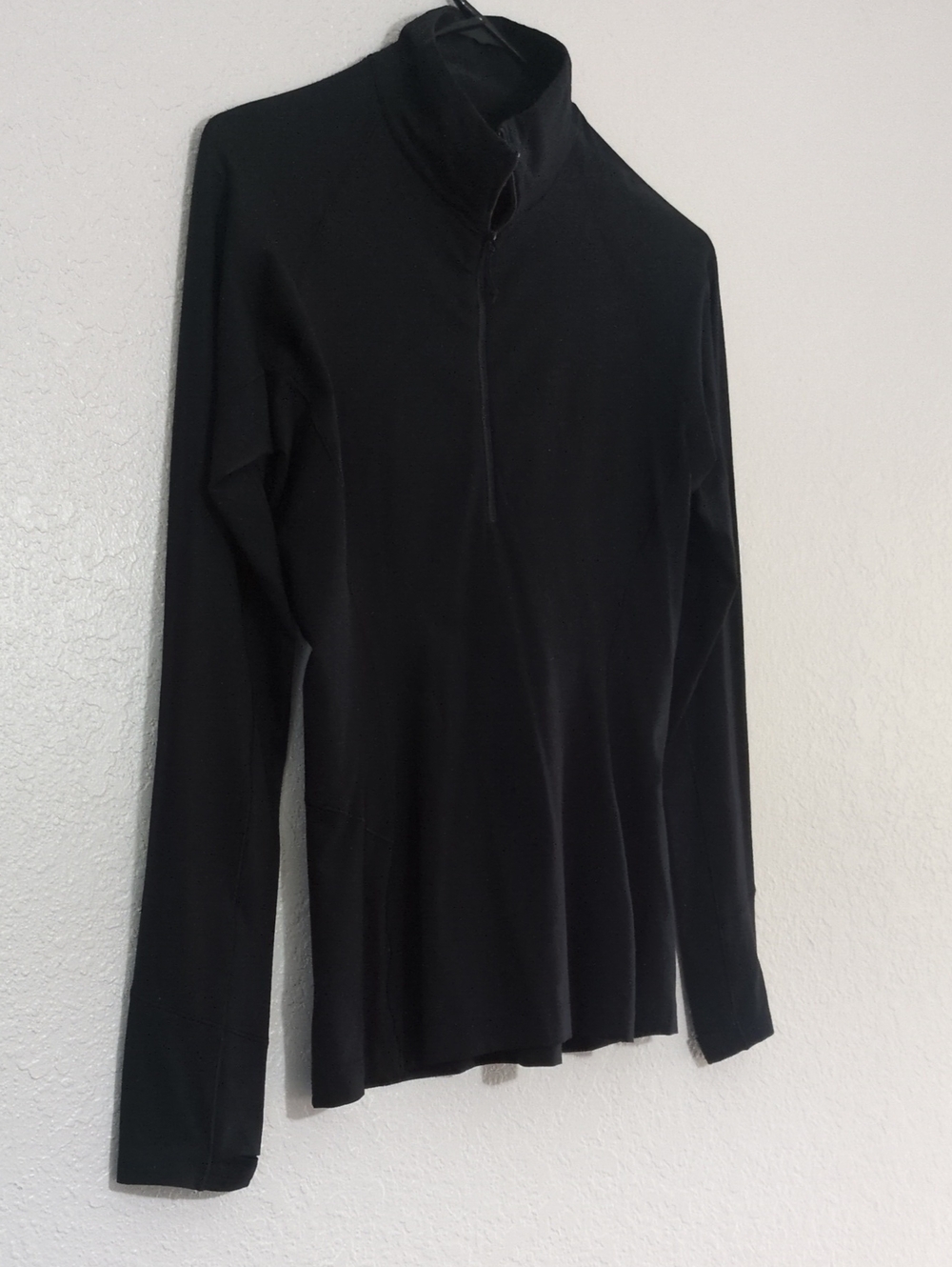Mountain Hardwear Black Women's Logo Quarter-Zip Top Small/Petite Sp